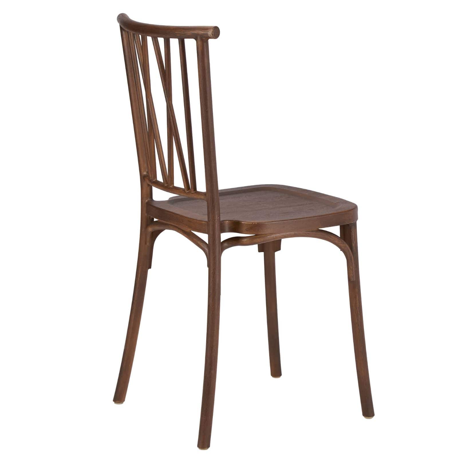 Chivari Fruitwood Willow Mono Frame BasicResin™ Chair CWPF-ZG