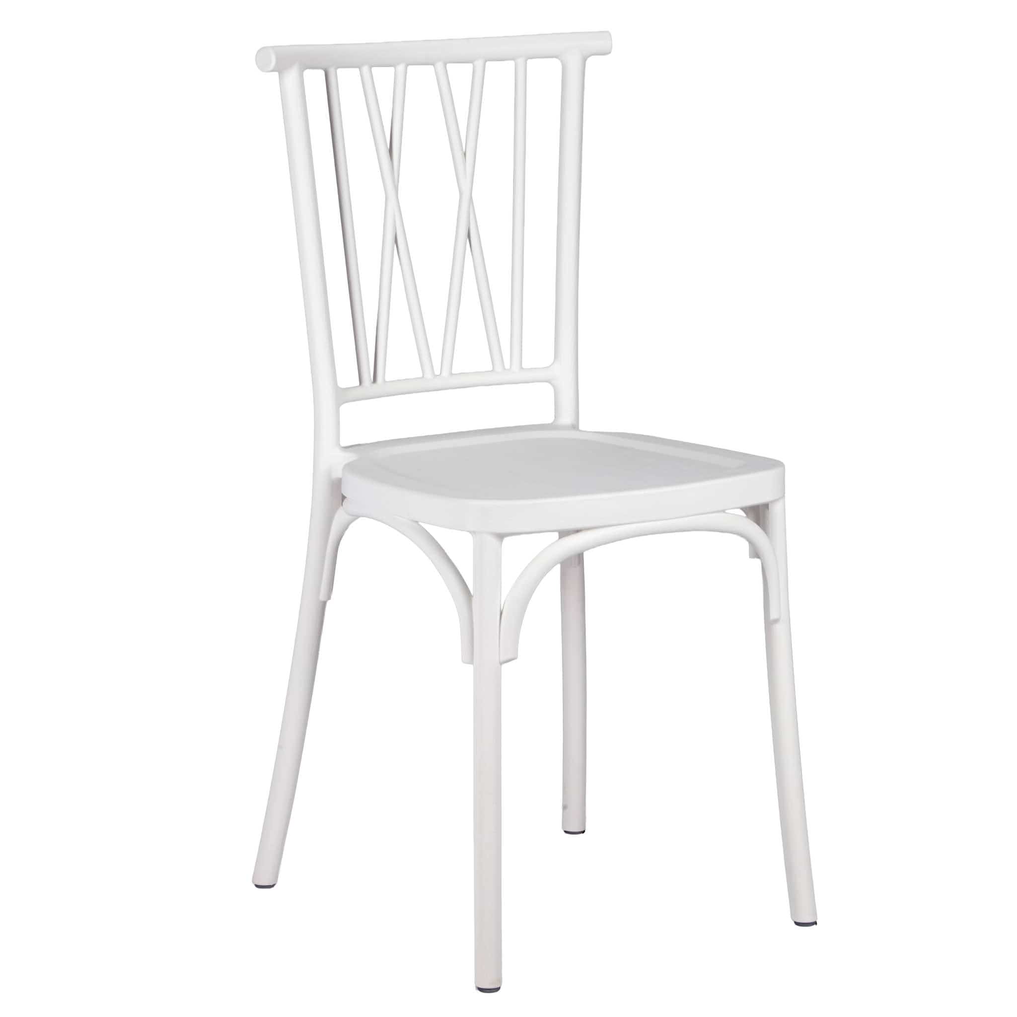 Chivari White Willow Mono Frame BasicResin™ Chair CWPW-ZG