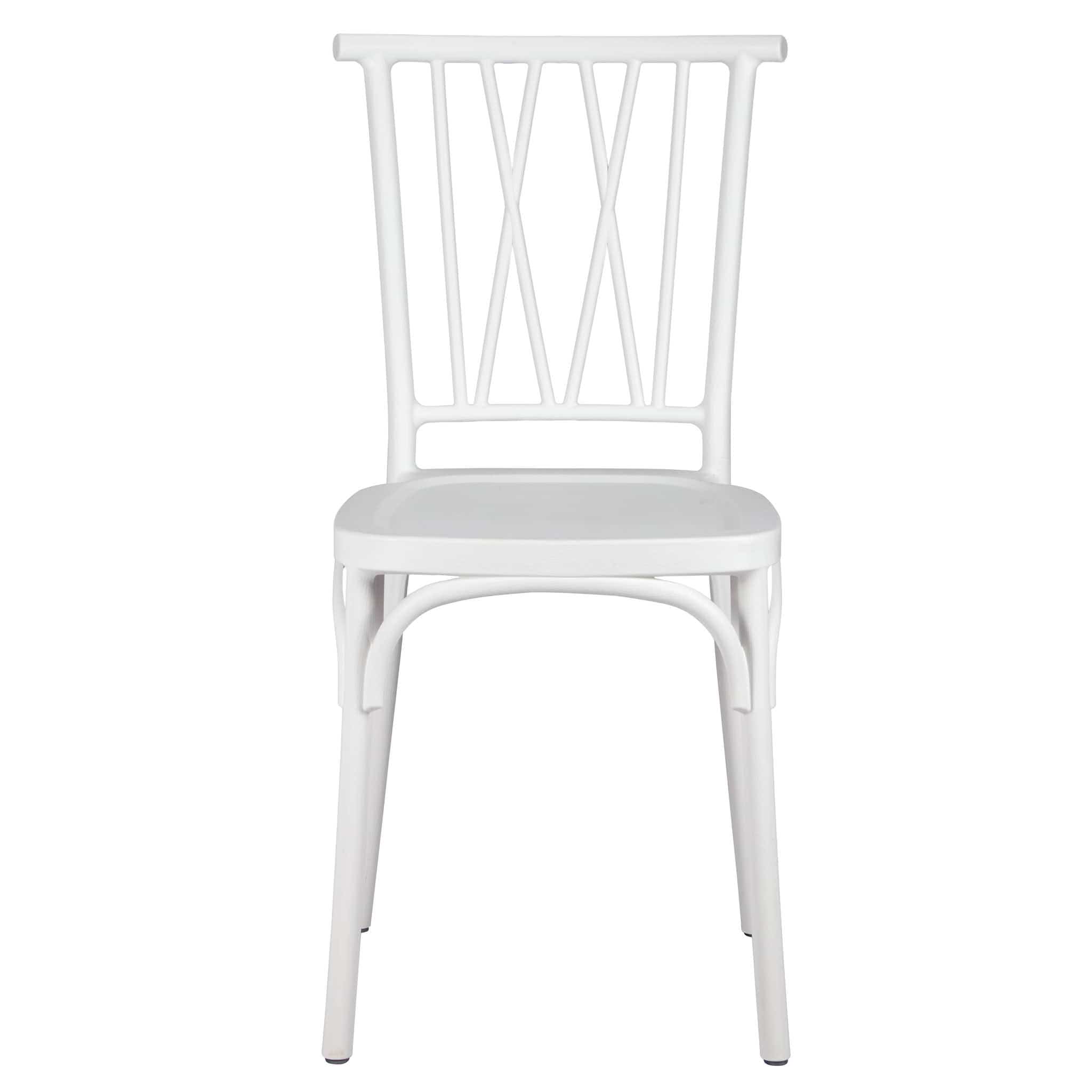 Chivari White Willow Mono Frame BasicResin™ Chair CWPW-ZG