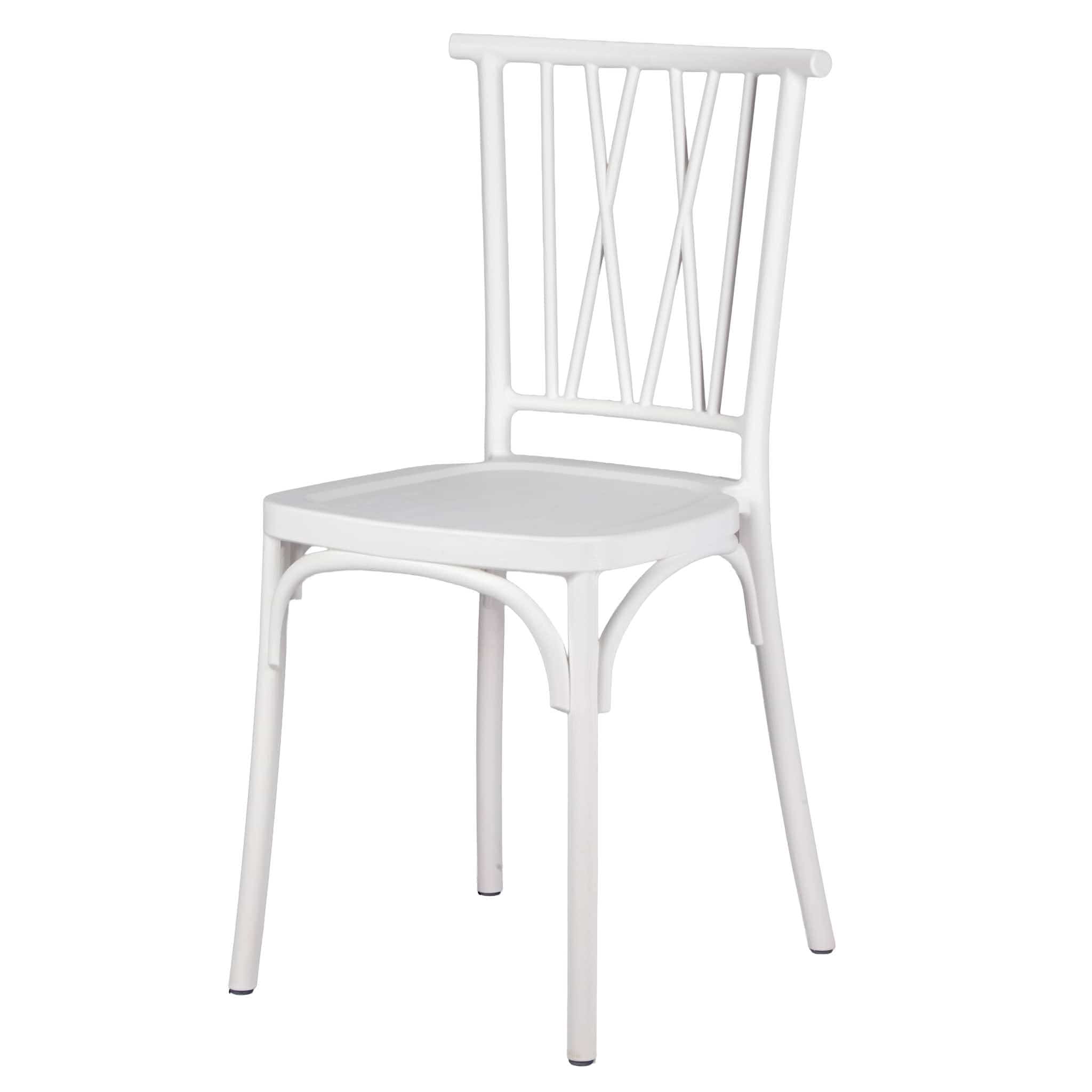 Chivari White Willow Mono Frame BasicResin™ Chair CWPW-ZG