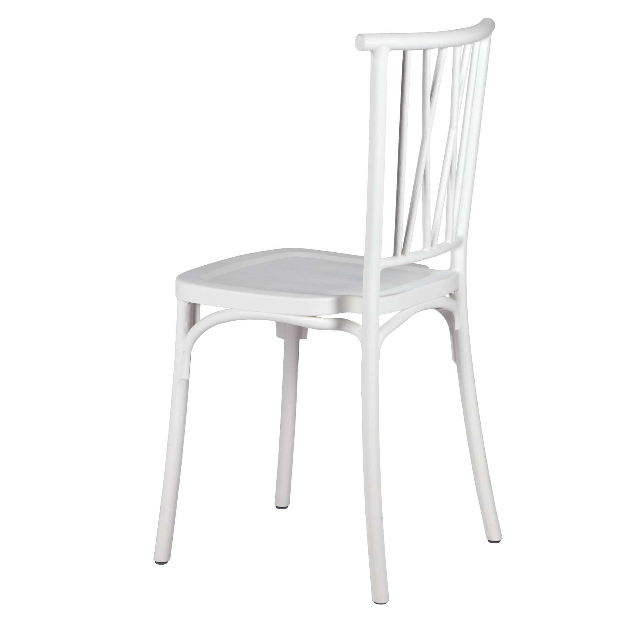 Chivari White Willow Mono Frame BasicResin™ Chair CWPW-ZG