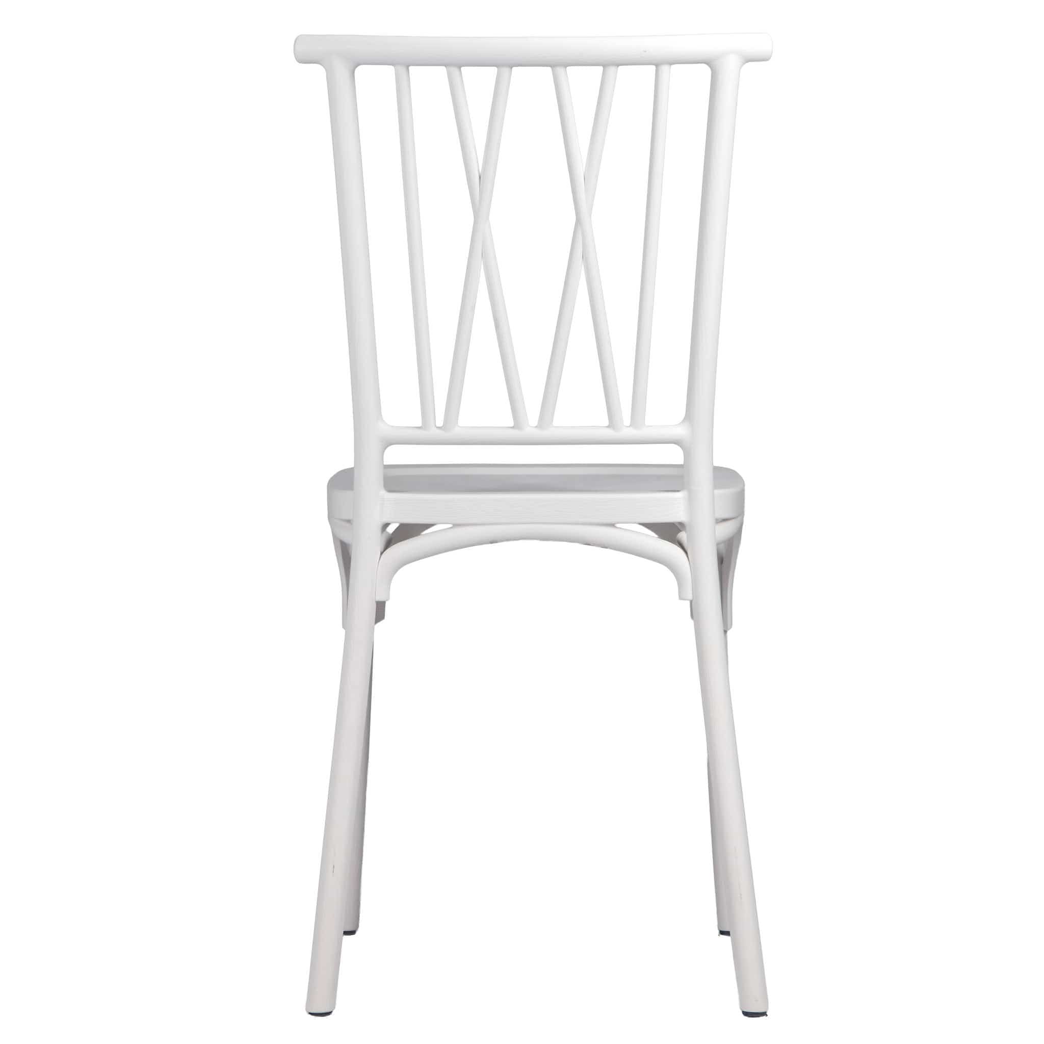Chivari White Willow Mono Frame BasicResin™ Chair CWPW-ZG