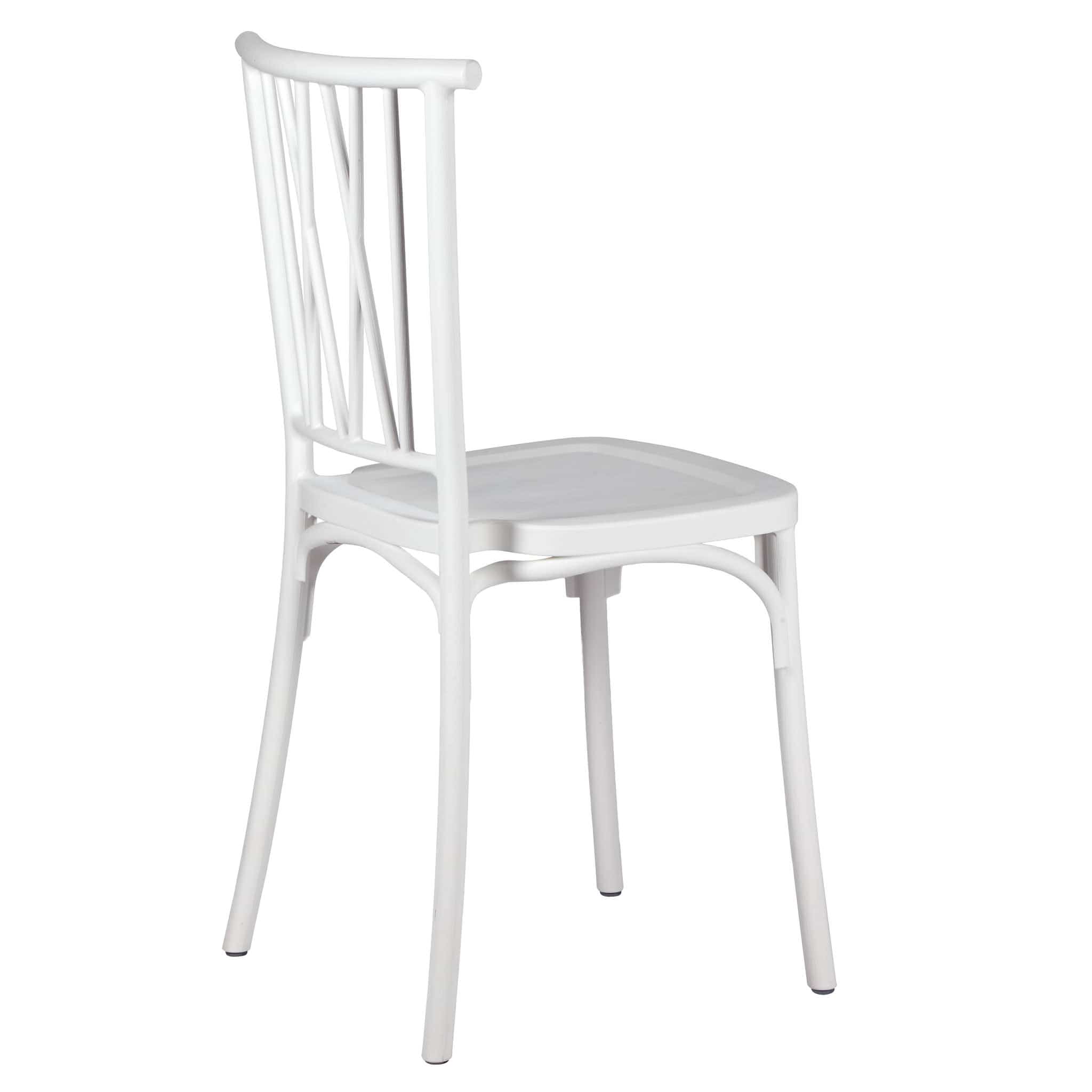 Chivari White Willow Mono Frame BasicResin™ Chair CWPW-ZG