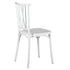 Chivari White Willow Mono Frame BasicResin™ Chair CWPW-ZG