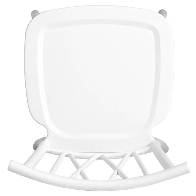 Chivari White Willow Mono Frame BasicResin™ Chair CWPW-ZG