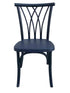 Chivari Black Steel Skeleton™ Willow Chair CWRB-ST-AX