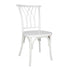 Chivari White ToughResin™ Willow Chair CWRW-ZG-T