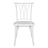 Chivari White ToughResin™ Willow Chair CWRW-ZG-T