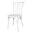 Chivari White ToughResin™ Willow Chair CWRW-ZG-T