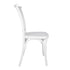 Chivari White ToughResin™ Willow Chair CWRW-ZG-T