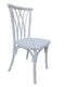 Chivari White Distressed Steel Skeleton™ Willow Chair CWRWD-ST-AX