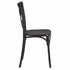 Chivari Black Cross Back Mono Frame BasicResin™ Chair CXPB-ZG