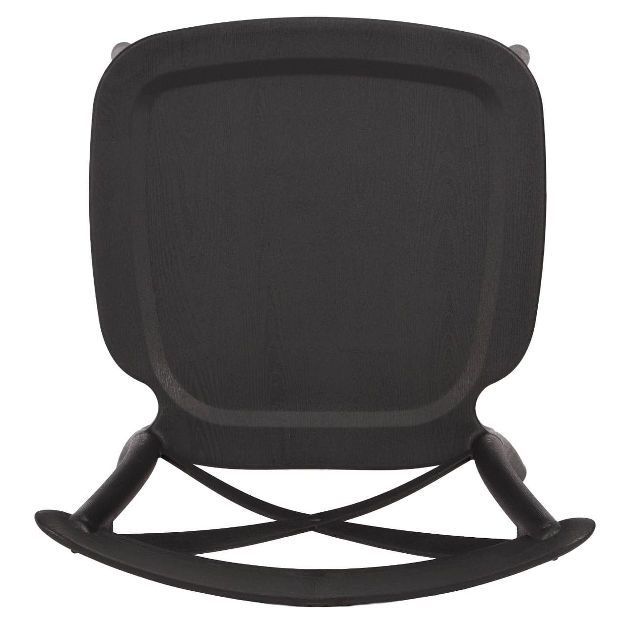 Chivari Black Cross Back Mono Frame BasicResin™ Chair CXPB-ZG
