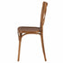 Chivari Chestnut Cross Back Mono Frame BasicResin™ Chair CXPC-ZG