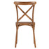 Chivari Chestnut Cross Back Mono Frame BasicResin™ Chair CXPC-ZG