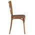 Chivari Chestnut Cross Back Mono Frame BasicResin™ Chair CXPC-ZG