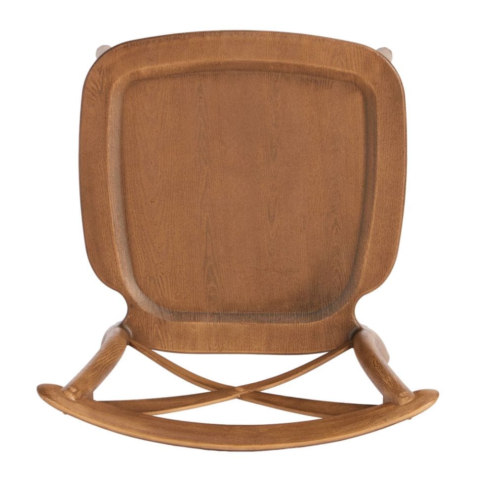 Chivari Chestnut Cross Back Mono Frame BasicResin™ Chair CXPC-ZG