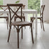 Chivari Fruitwood Cross Back Mono Frame BasicResin™ Chair CXPF-ZG