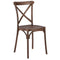 Chivari Fruitwood Cross Back Mono Frame BasicResin™ Chair CXPF-ZG