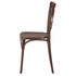 Chivari Fruitwood Cross Back Mono Frame BasicResin™ Chair CXPF-ZG