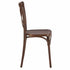 Chivari Fruitwood Cross Back Mono Frame BasicResin™ Chair CXPF-ZG