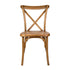 Chivari Chestnut Steel Skeleton™ Cross Back Chair CXRC-ST-AX