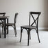 Chivari Black ToughWood™ Cross Back Chair CXWB-AX-T