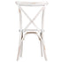 Chivari White Distressed ToughWood Crossback Chair CXWWD-AX-T