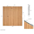 Chivari 16' x 16' Fruitwood Portable Dance Floor with Silver Edge Trim DF-16X16-FRTS-KT