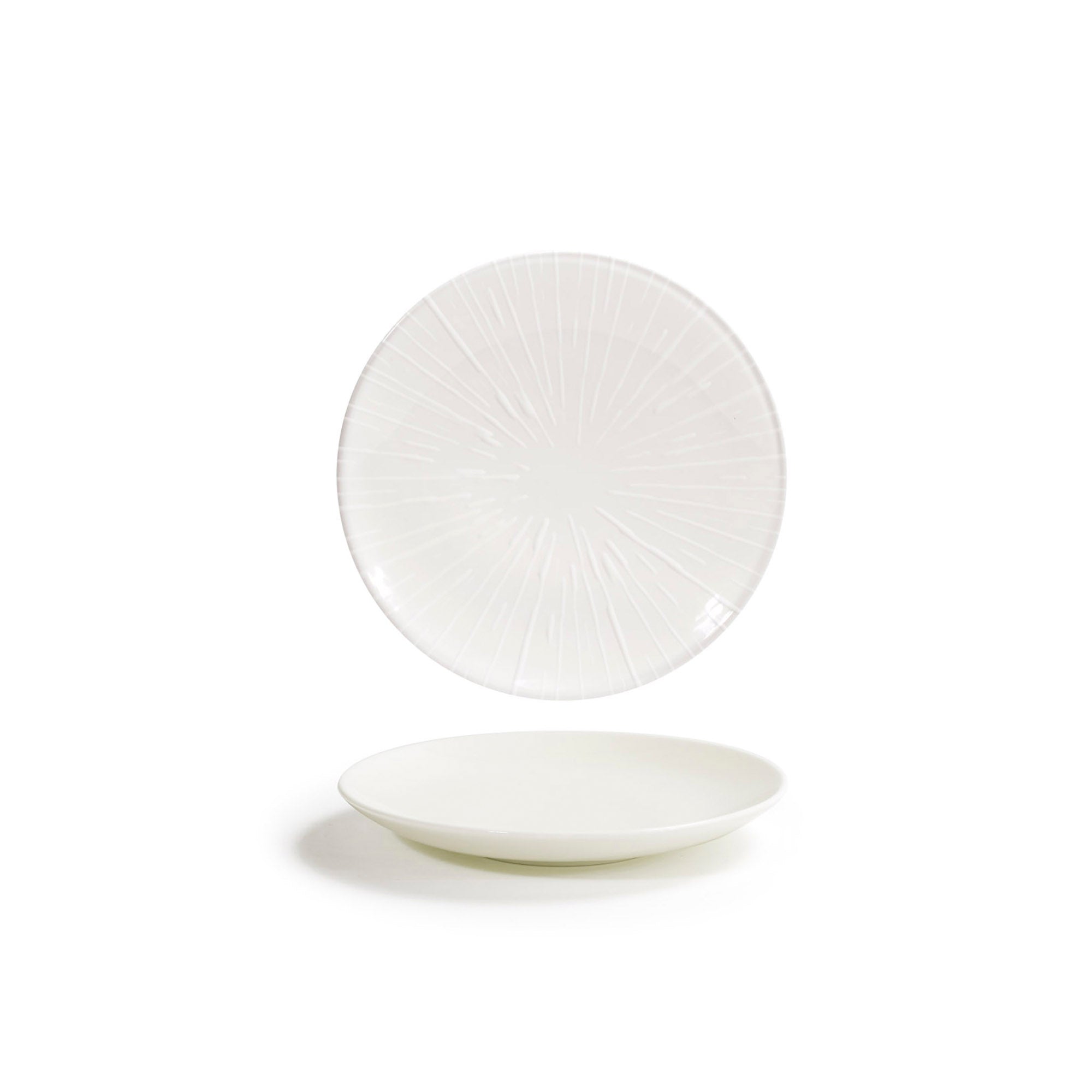 Front of the House Front of the House DAP091BEP22 6.25" Round Catalyst® Coupe Plate - Spoke™ - Case of 6 FOH-DAP091BEP22