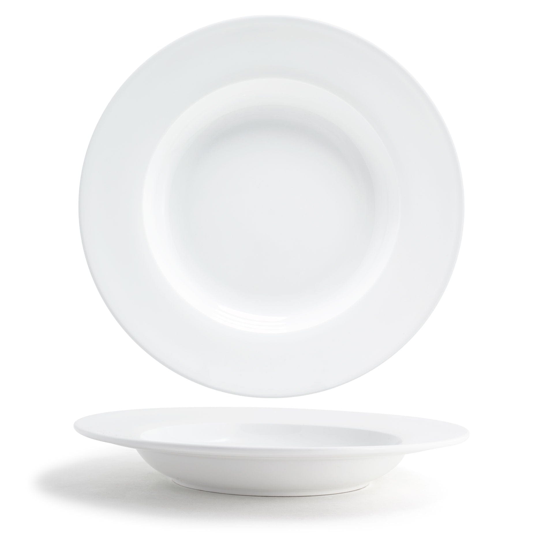 Front of the House FOH DBO155WHP22 Monaco 20 oz Superwhite Round Porcelain Bowl - Case of 6 FOH-DBO155WHP22
