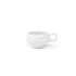 Front of the House FOH DCS028WHP23 Monaco 3 oz Superwhite Round Porcelain Cup - Case of 12 FOH-DCS028WHP23