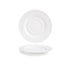Front of the House Front of the House DCS035WHP23 Monaco 8" Superwhite Round Porcelain Saucer - Case of 12 FOH-DCS035WHP23