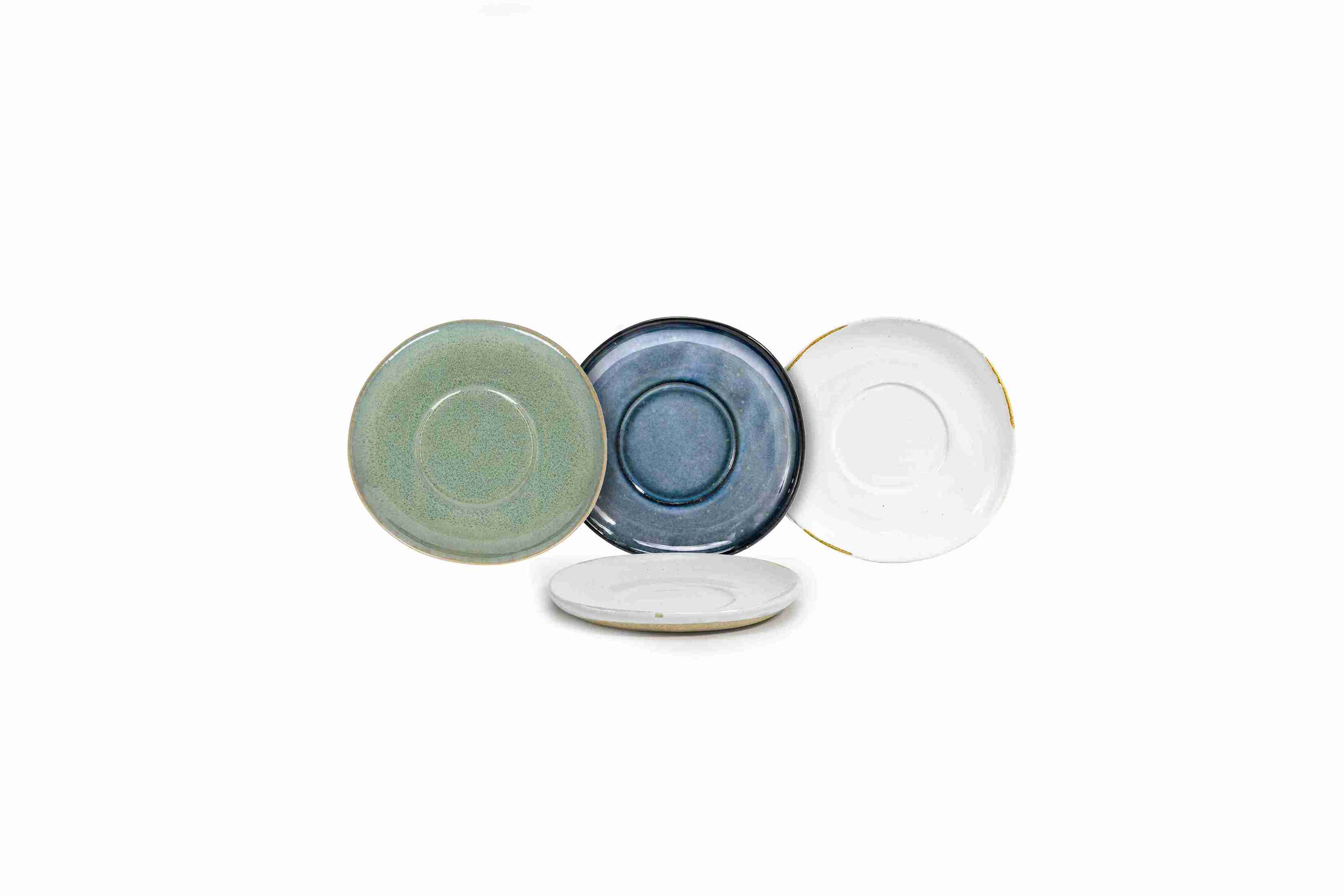 Front of the House Front of the House 4.5" Artefact® Saucer - Ash (Sold in case pack of 12) FOH-DCS070BEP23