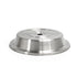 Front of the House FOH DCV005BSS23 11.5" Silver Round Brushed Stainless Steel Plate Cover - Case of 12 FOH-DCV005BSS23