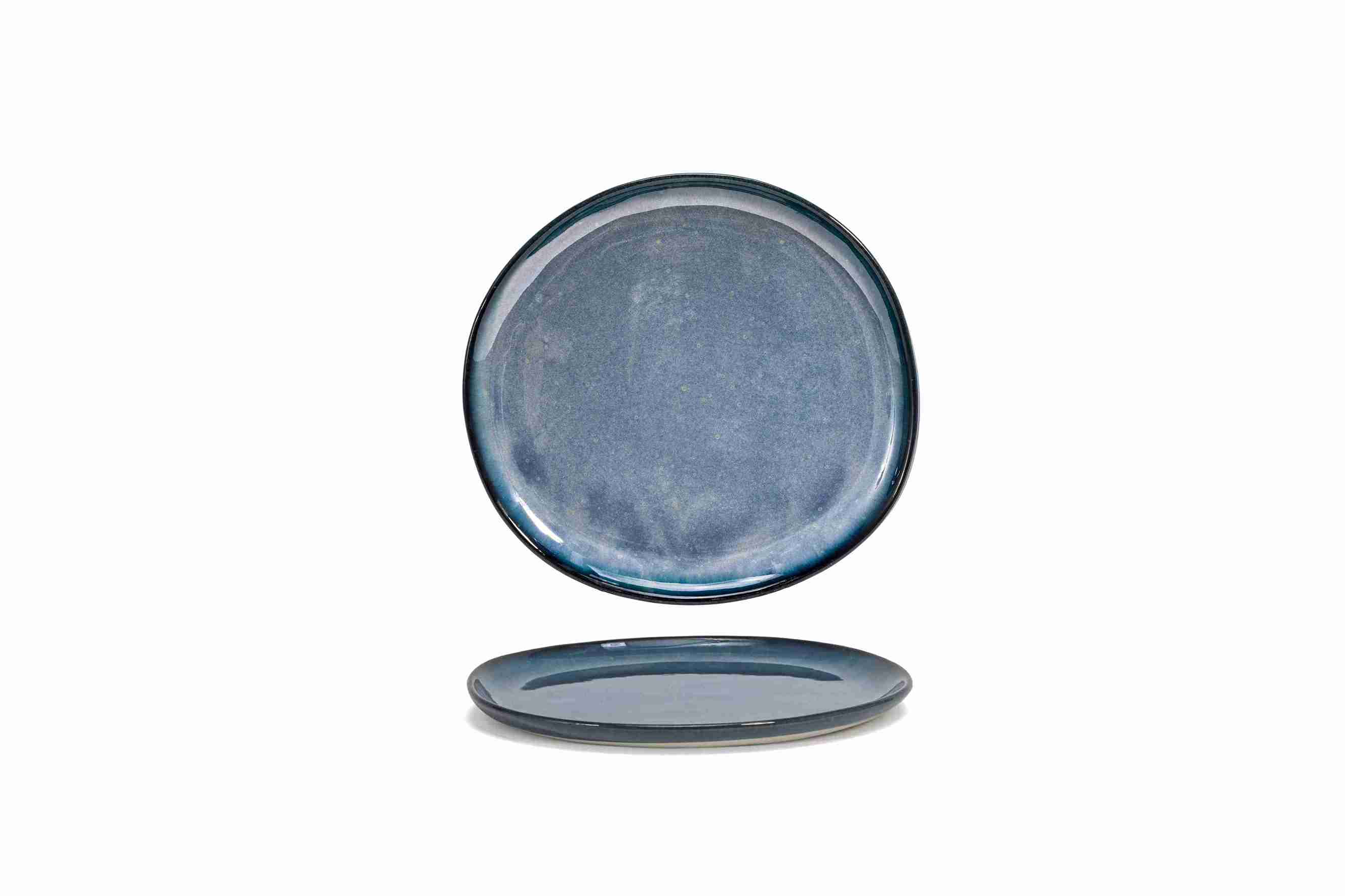 Front of the House Front of the House 9" Round Artefact® Plate - Indigo (Sold in case pack of 6) FOH-DDP069BLP22