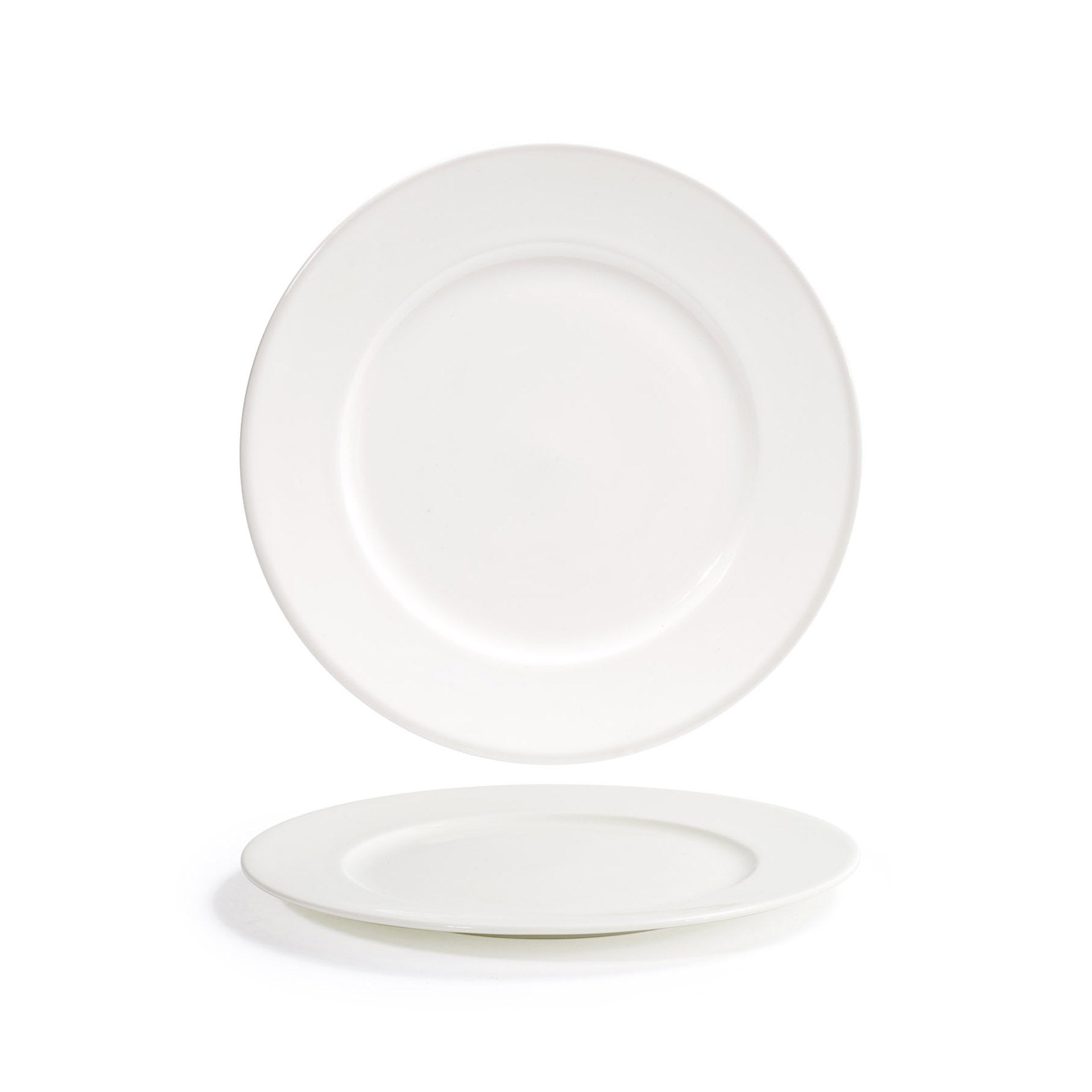 Front of the House Front of the House DDP085BEP22 9.5" Round Catalyst® Rim Plate - Case of 6 FOH-DDP085BEP22