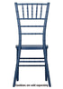 Chivari Deep Blue Sea ColorCore™ Resin Steel Skeleton™ Chiavari Chair CCRDBS-STEEL-AX-T