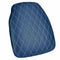 Chivari Deep Blue Sea Vinyl Panel Back Chiavari Cushion with Bentley Stitching and SlipNot™ Technology CUSHPANVINBENTDBS-A