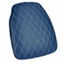 Chivari Deep Blue Sea Vinyl Panel Back Chiavari Cushion with Bentley Stitching and SlipNot™ Technology CUSHPANVINBENTDBS-A