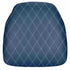 Chivari Deep Blue Sea Vinyl Panel Back Chiavari Cushion with Bentley Stitching and SlipNot™ Technology CUSHPANVINBENTDBS-A
