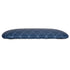 Chivari Deep Blue Sea Vinyl Panel Back Chiavari Cushion with Bentley Stitching and SlipNot™ Technology CUSHPANVINBENTDBS-A