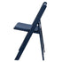 Chivari Deep Blue Sea with Matching Seat Resin Steel Skeleton Folding Chair CFRDBS-ST-A