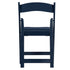Chivari Deep Blue Sea with Matching Seat Resin Steel Skeleton Folding Chair CFRDBS-ST-A