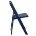 Chivari Deep Blue Sea with Matching Seat Resin Steel Skeleton Folding Chair CFRDBS-ST-A