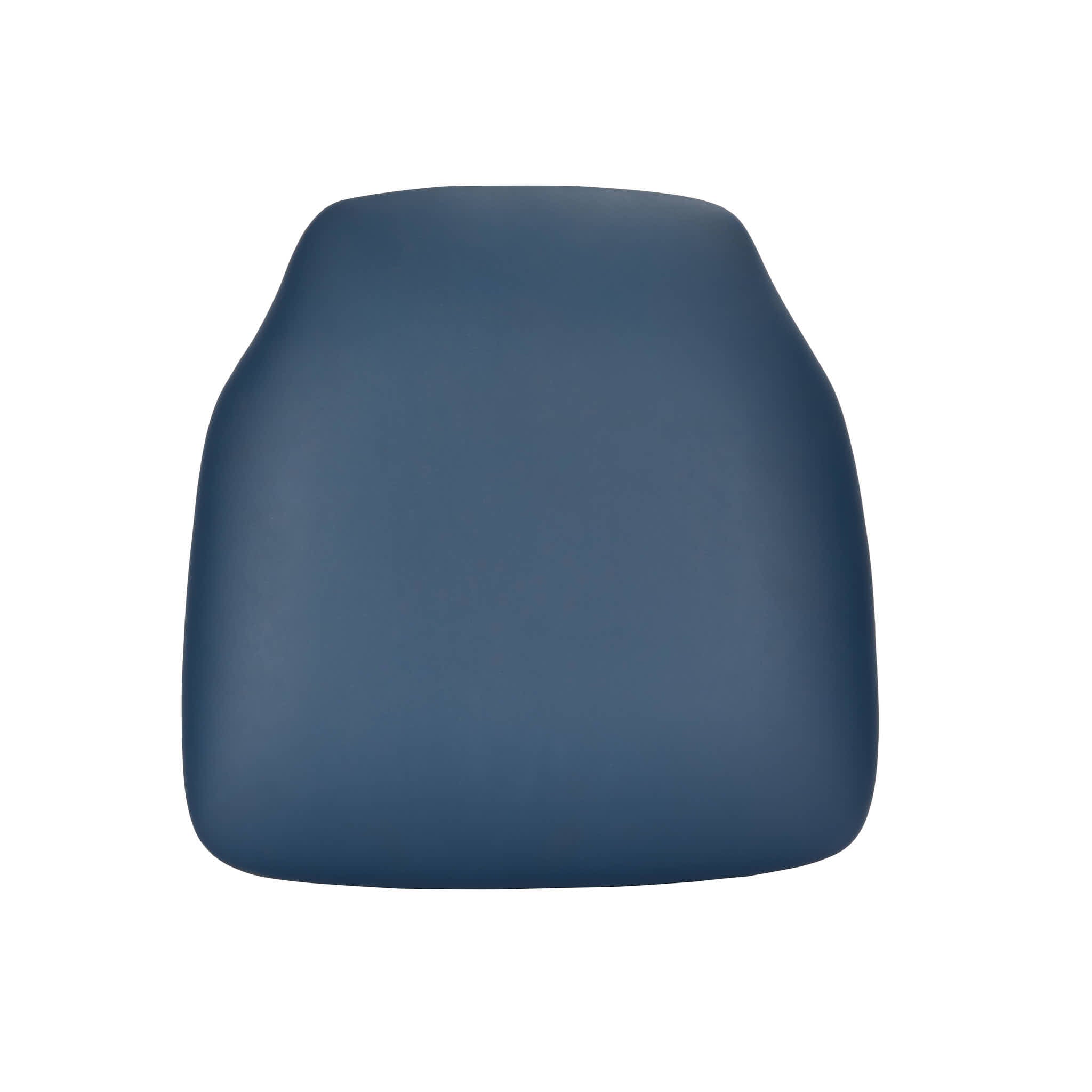 Chivari Deep Blue Sea 1.75" Vinyl Panel Back Chiavari Cushion with SlipNot™ Technology CUSHPANVINDBS-SPNT-AX