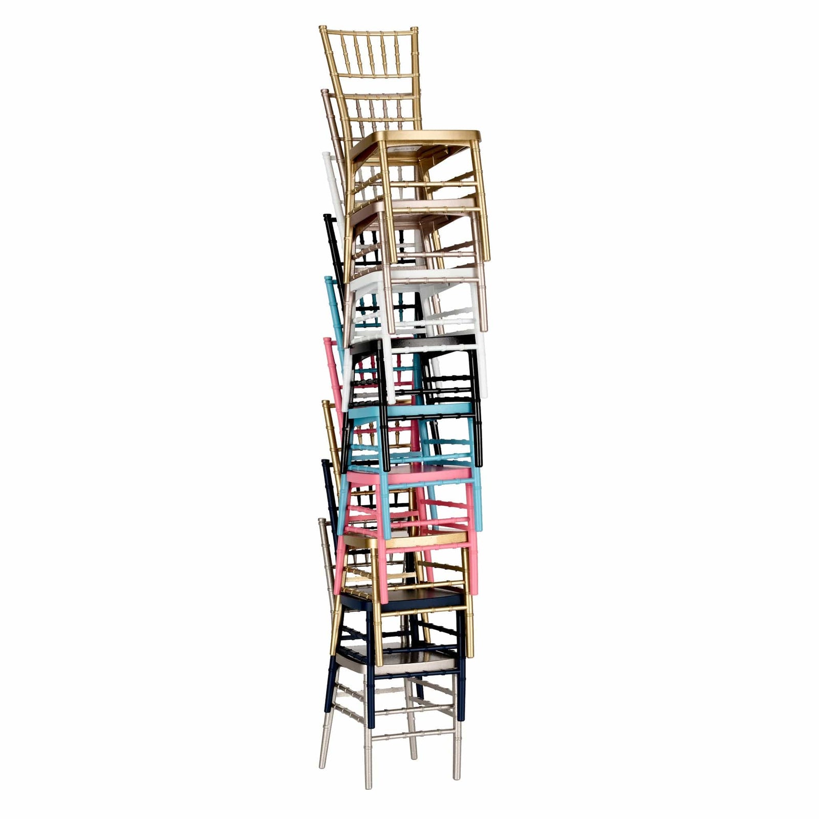Chivari Deep Blue Sea Mini Chiavari Chair 1:6 Scale Model CCRDBS-TY-AX