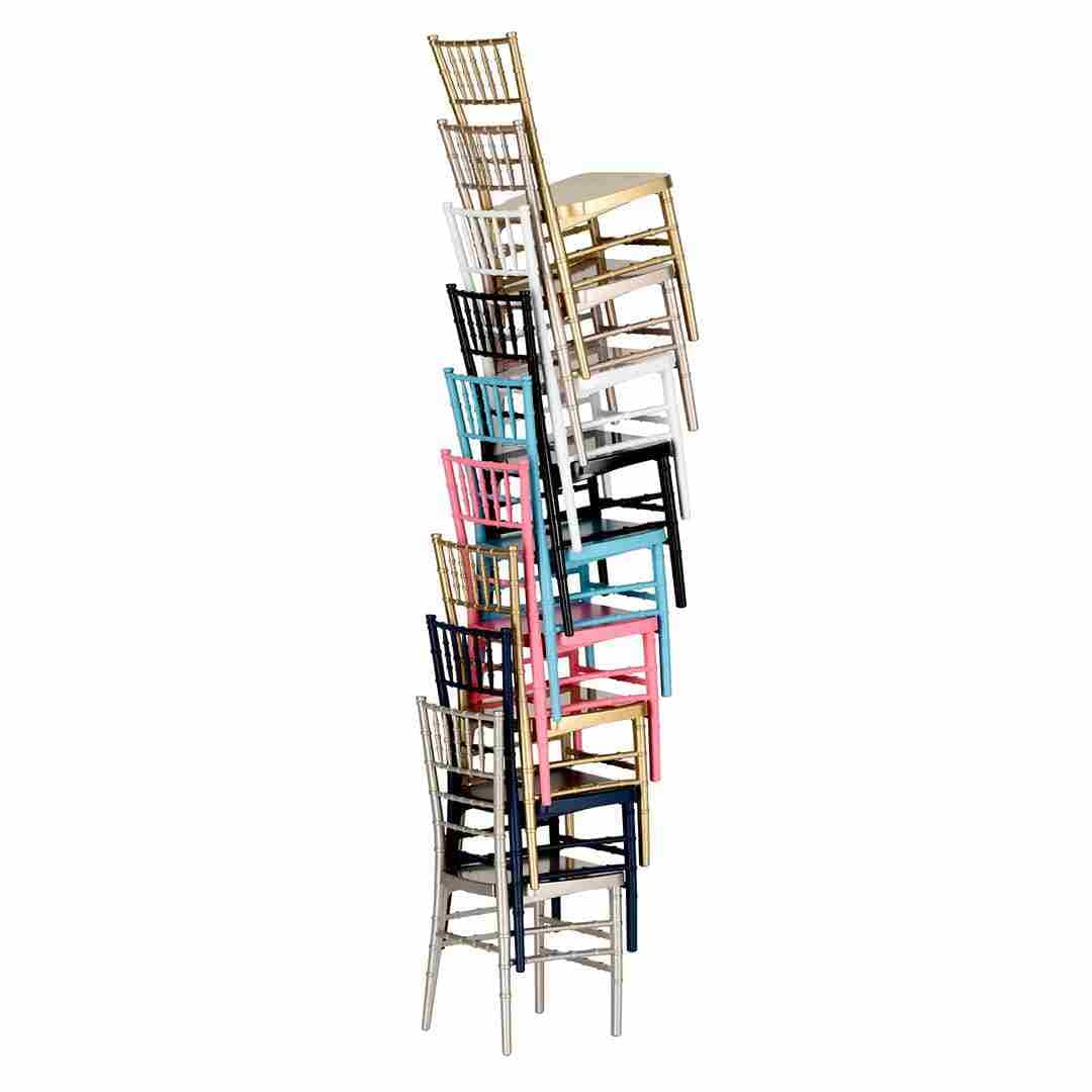 Chivari Deep Blue Sea Mini Chiavari Chair 1:6 Scale Model CCRDBS-TY-AX