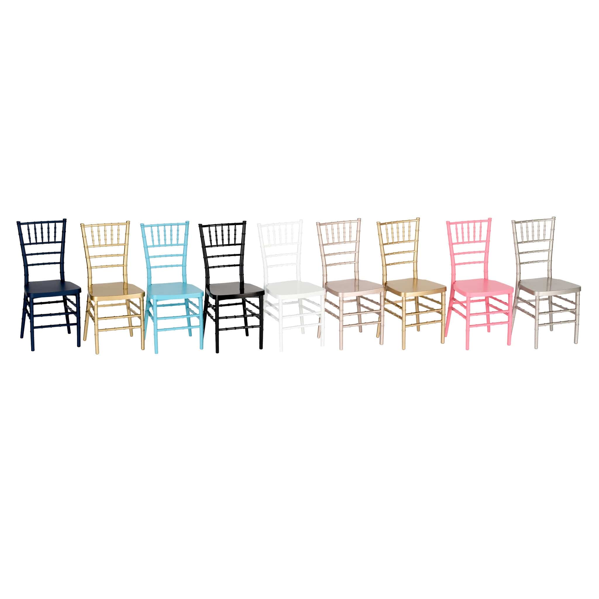 Chivari Deep Blue Sea Mini Chiavari Chair 1:6 Scale Model CCRDBS-TY-AX