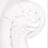 Chivari Throne Chair Wood White Frame White Vinyl Cushions CTWWW-ZG-T